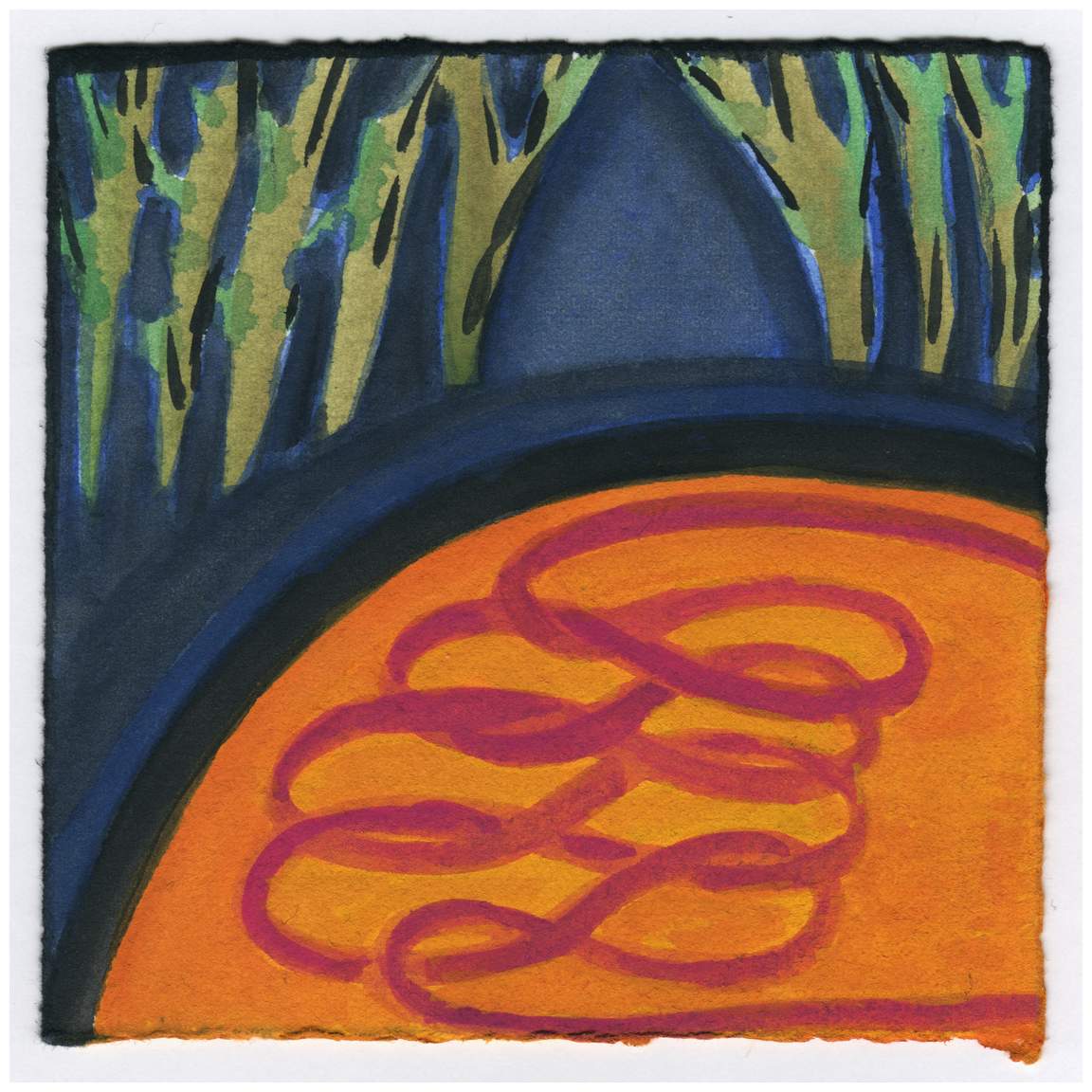 A Scene in the Woods. #461 by Raya Bodnarchuk, Estate, Image 1.