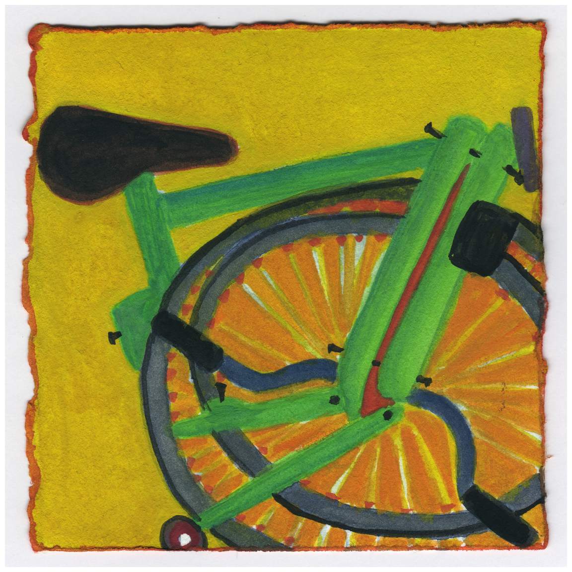 The Bicycle. #474 by Raya Bodnarchuk, Estate, Image 1.