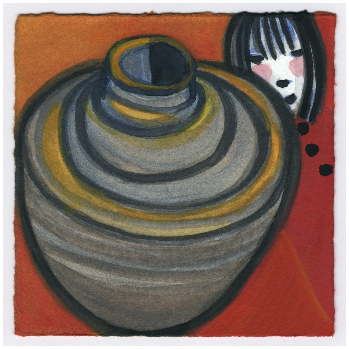 With One Pot by Paula Wittner. #482 by Raya Bodnarchuk, Estate, Image 1.