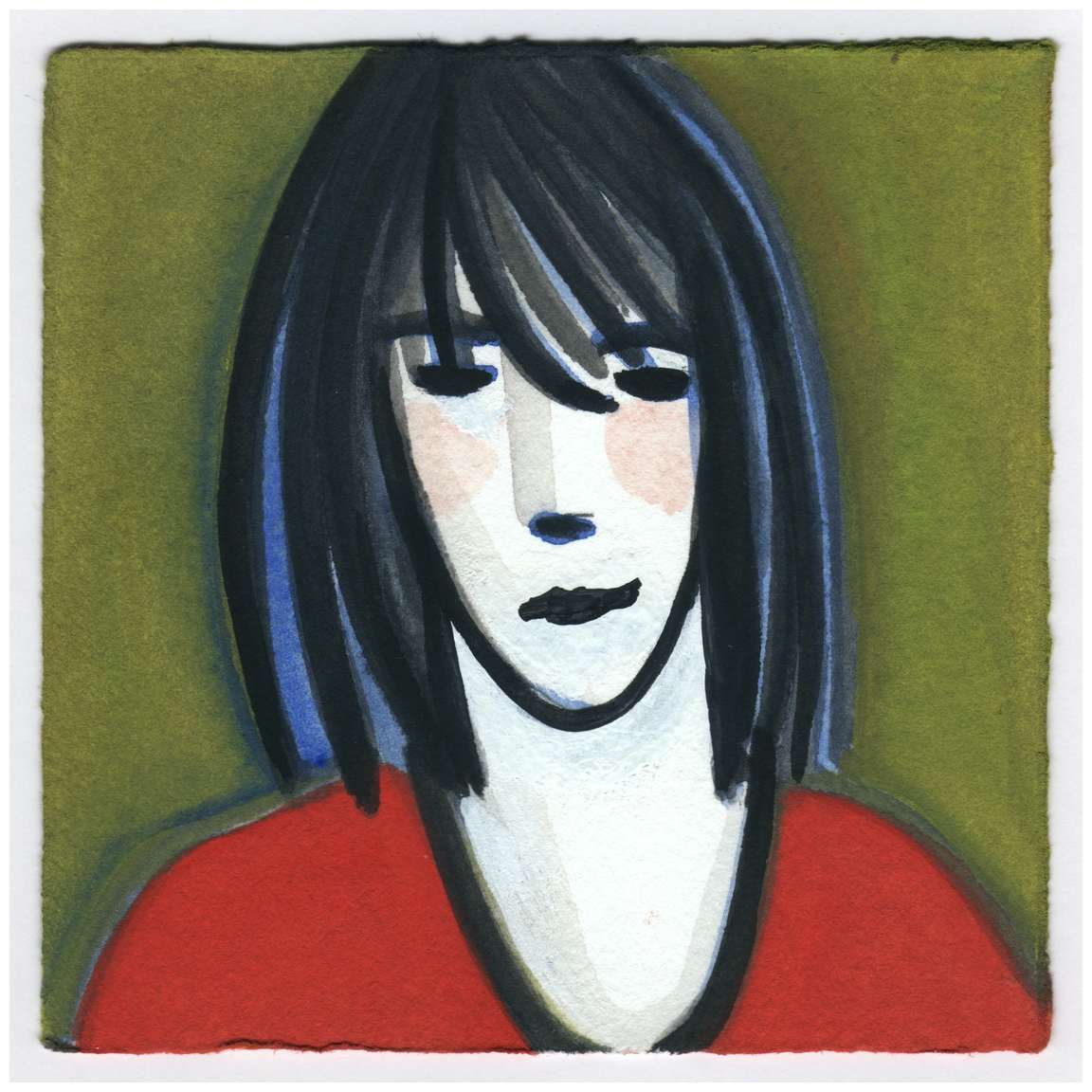 Considering (the Red Shirt). #499 by Raya Bodnarchuk, Estate, Image 1.