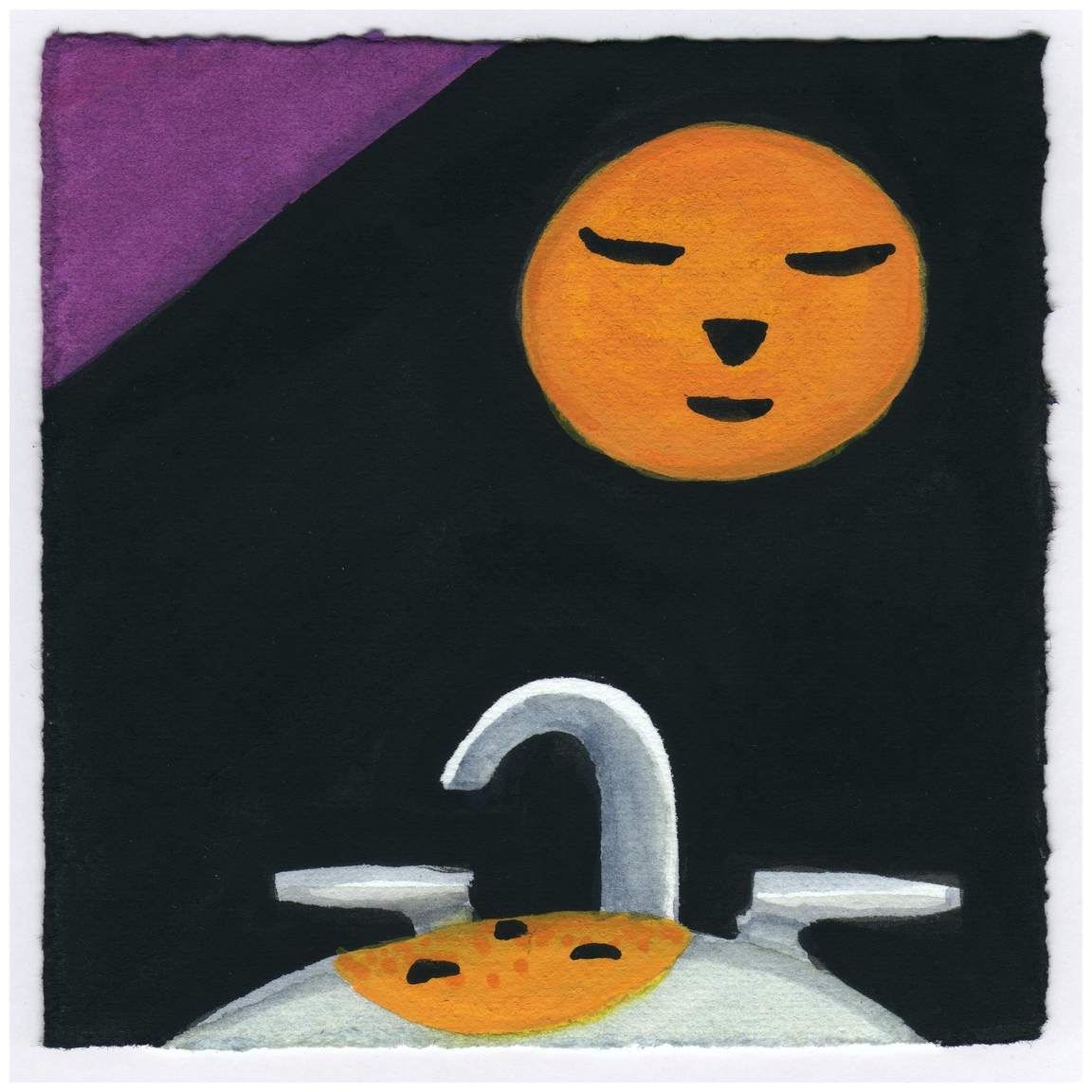 The Moon Through My Neighbor's Window. #513 by Raya Bodnarchuk, Estate, Image 1.