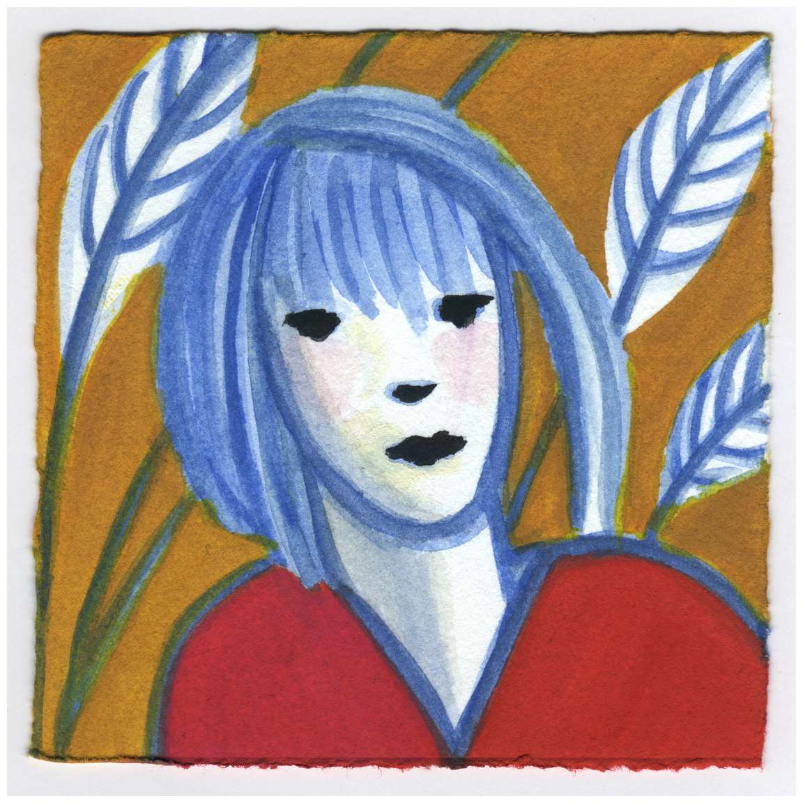 In Front of the Mural. #526 by Raya Bodnarchuk, Estate, Image 1.