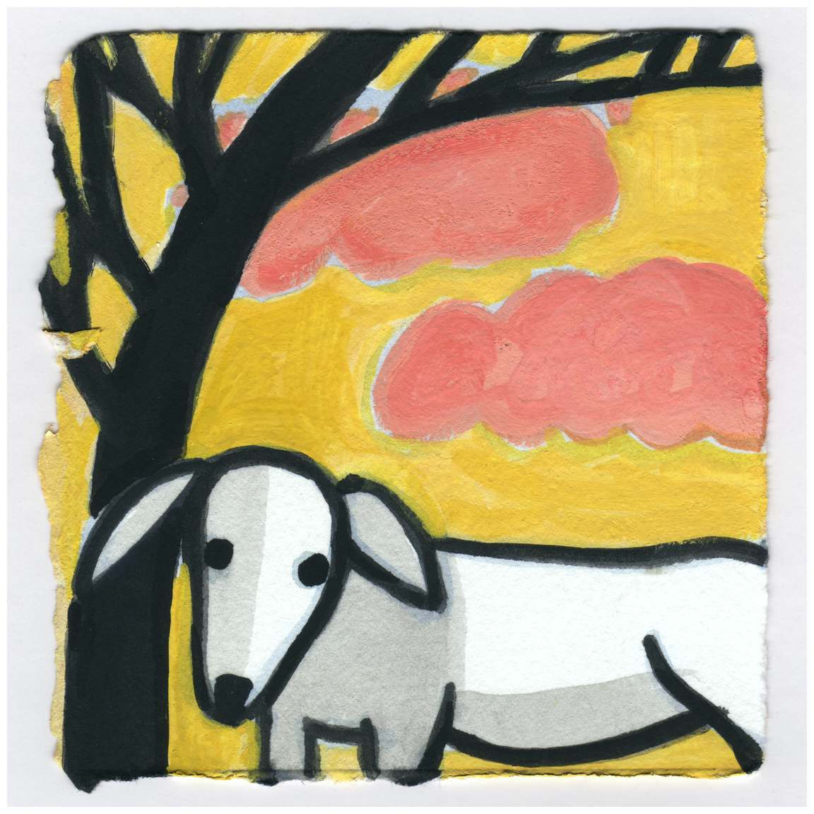 A Walk at Sunset. #555 by Raya Bodnarchuk, Estate, Image 1.