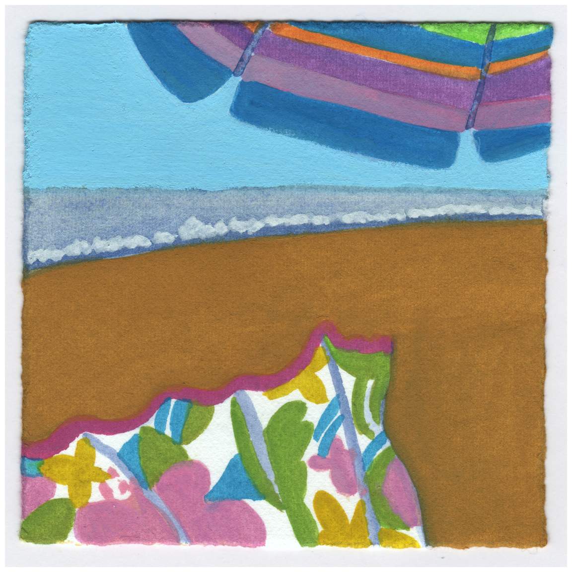 The Day at the Beach. #558 by Raya Bodnarchuk, Estate, Image 1.