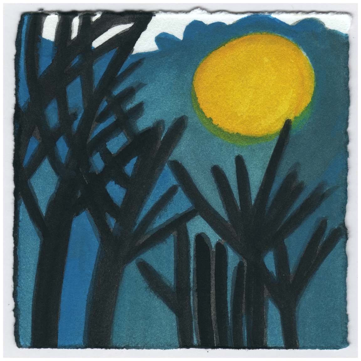 The Full Moon. #573 by Raya Bodnarchuk, Estate, Image 1.