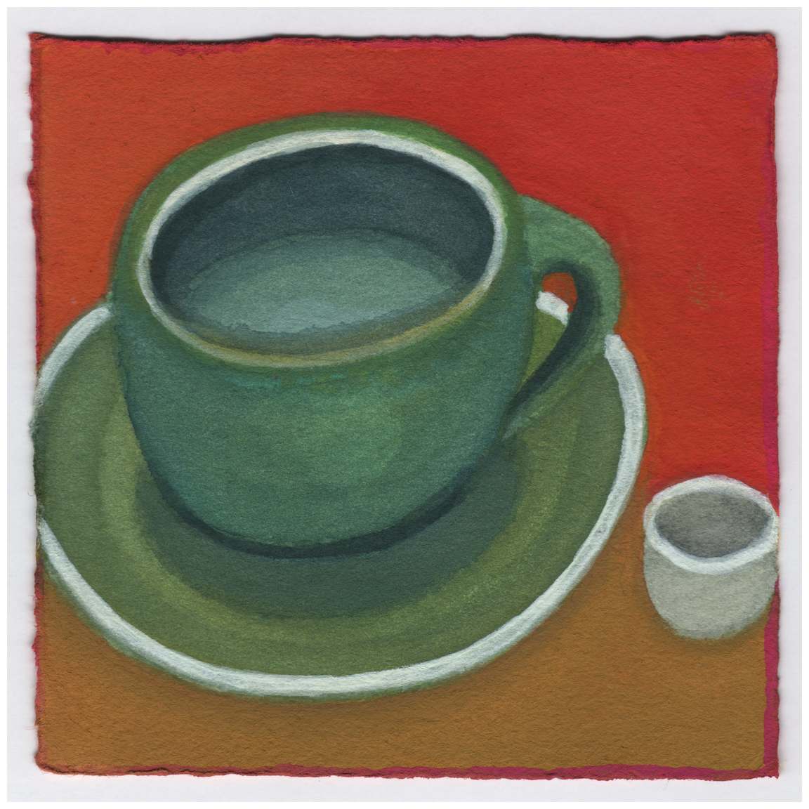 Two Cups. #586 by Raya Bodnarchuk, Estate, Image 1.