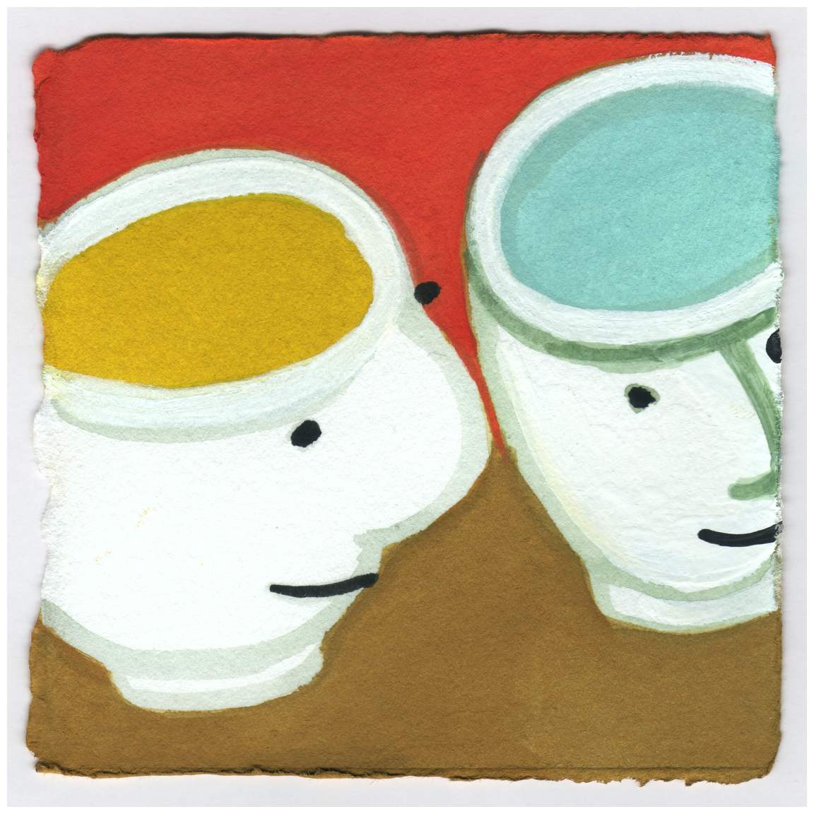 Two Friends. #588 by Raya Bodnarchuk, Estate, Image 1.