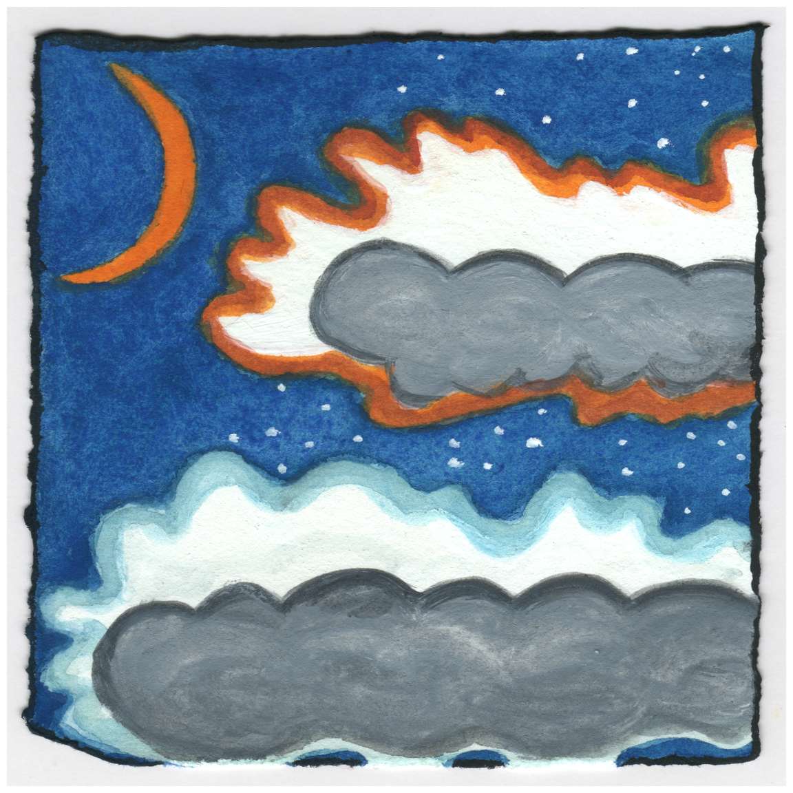 The New Moon. #620 by Raya Bodnarchuk, Estate, Image 1.