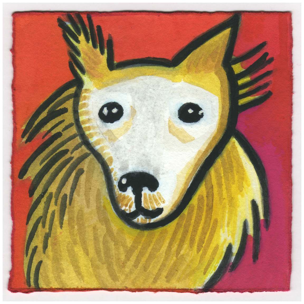 A Lovely National Dog. #629 by Raya Bodnarchuk, Estate, Image 1.