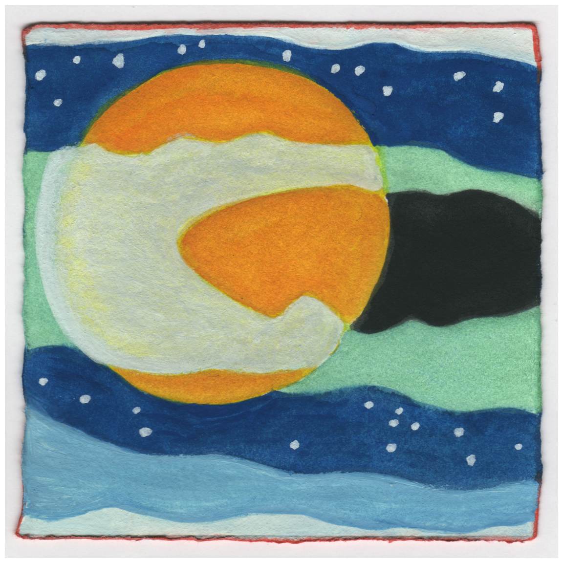 Almost Full Moon. #630 by Raya Bodnarchuk, Estate, Image 1.