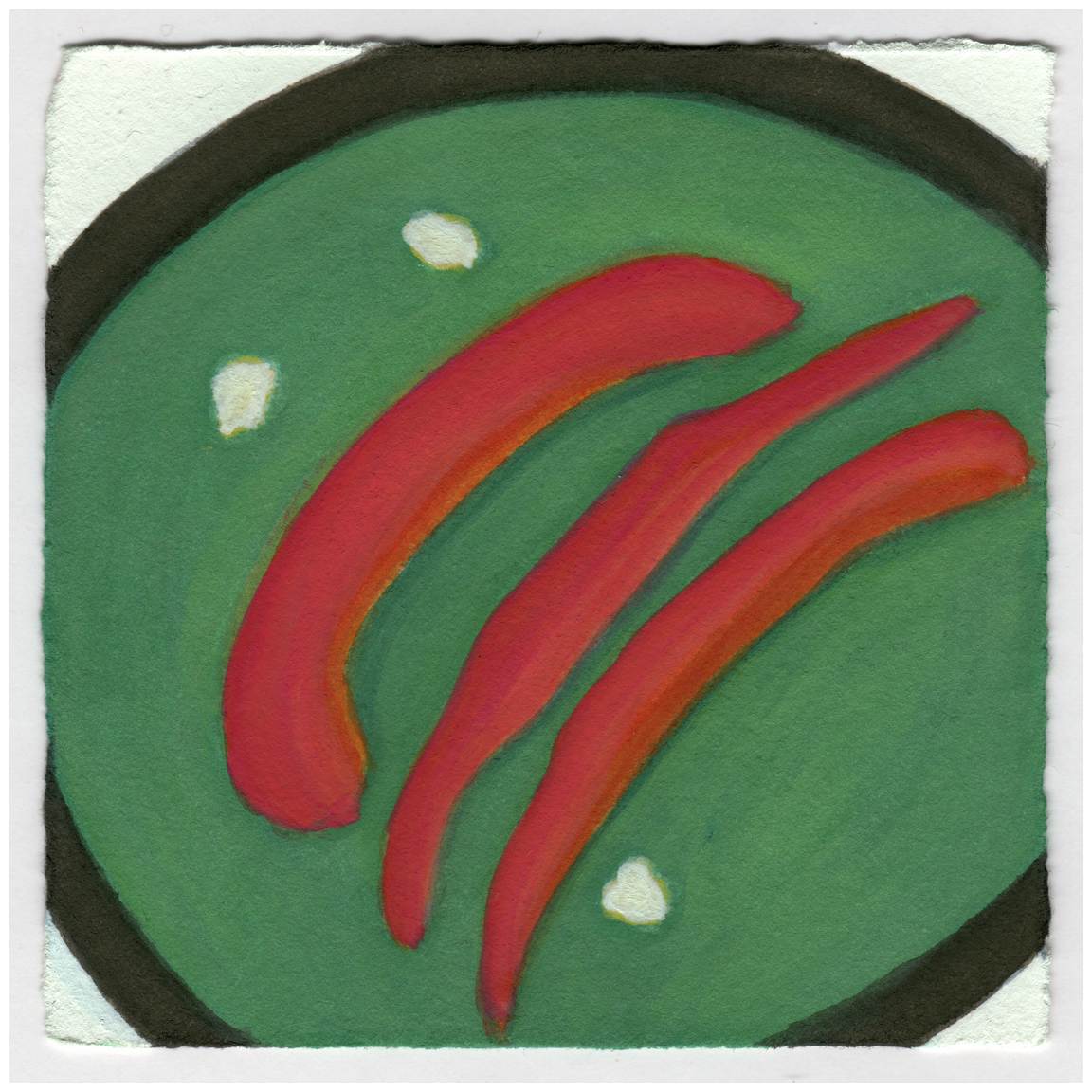 Sweet Peppers and Some Seeds. #638 by Raya Bodnarchuk, Estate, Image 1.