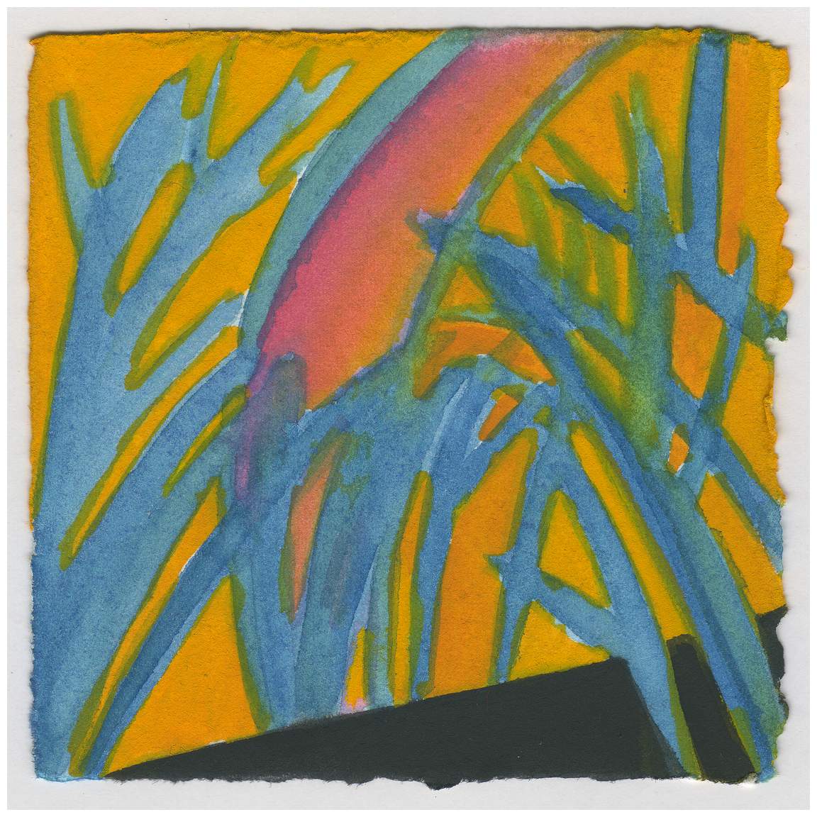 A Rainbow in the West This Morning. #655 by Raya Bodnarchuk, Estate, Image 1.