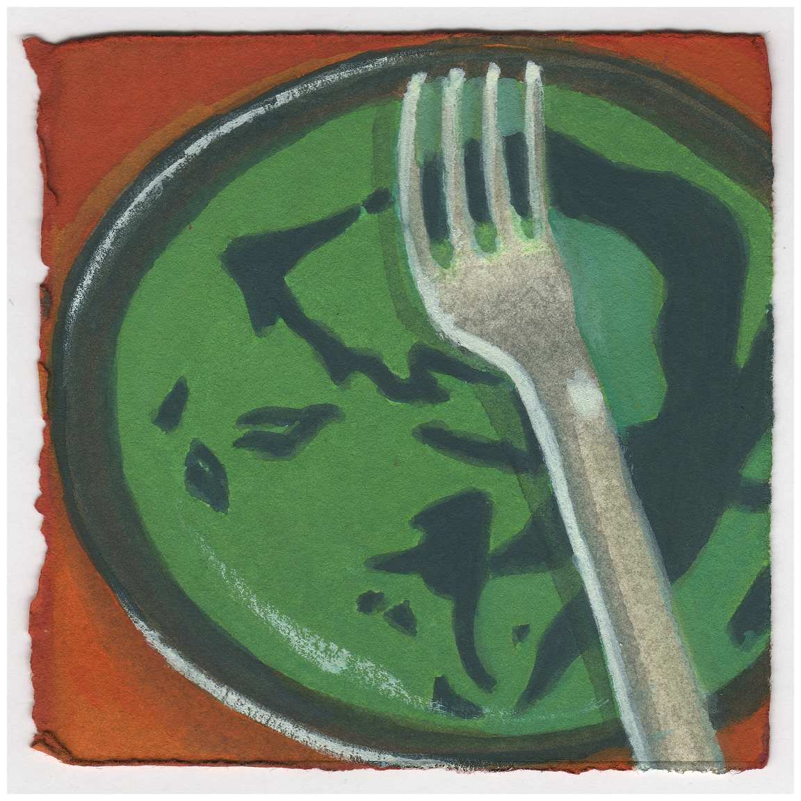 The Plate After Dessert. #656 by Raya Bodnarchuk, Estate, Image 1.