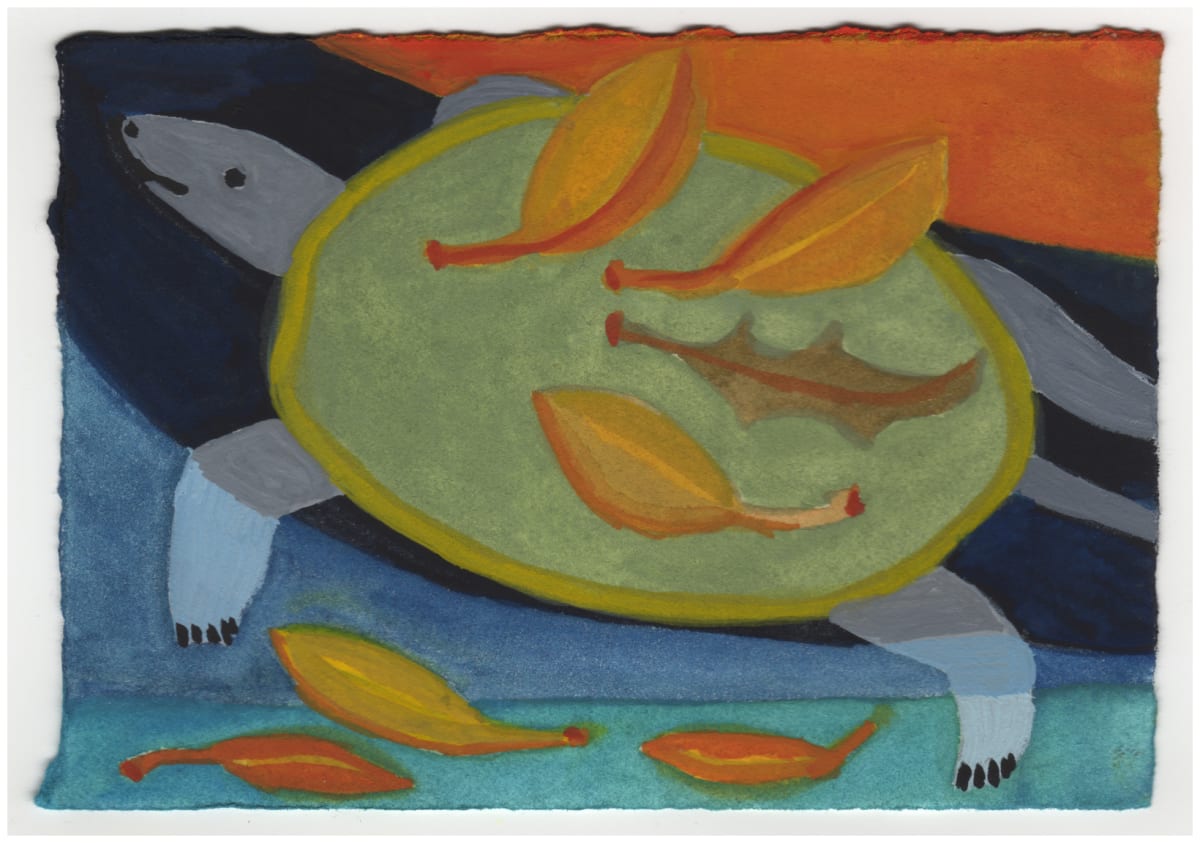 Leaves on His Back. #677 by Raya Bodnarchuk, Estate 