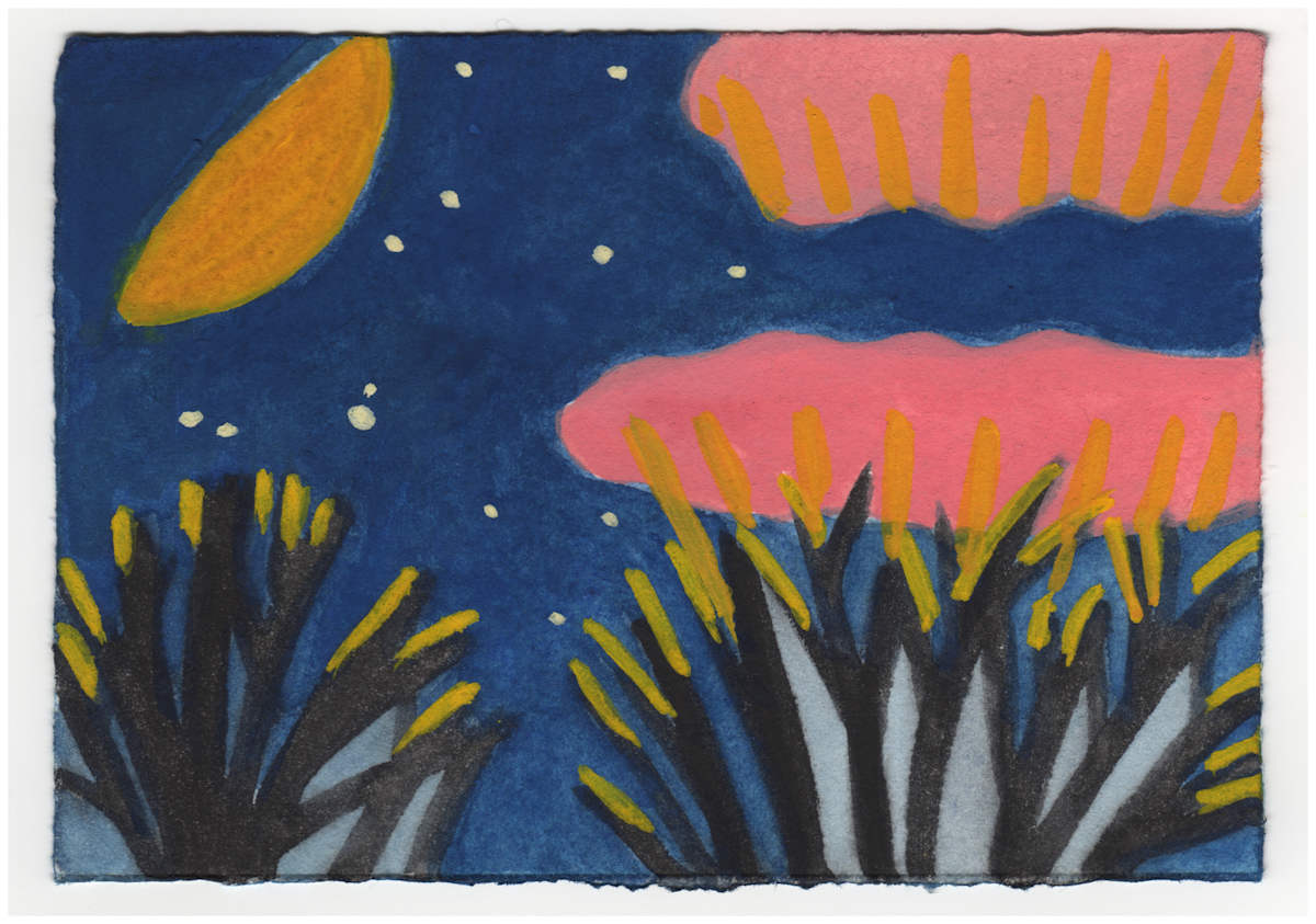 Moonrise and Sunset. #686 by Raya Bodnarchuk, Estate, Image 1.
