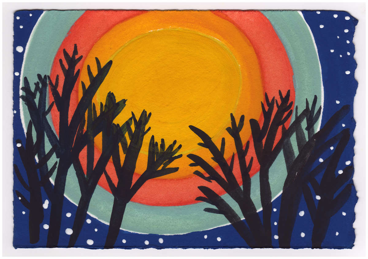 The Full Moon. #690 by Raya Bodnarchuk, Estate, Image 1.