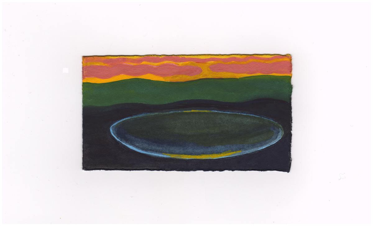 A Magic Pool at Sunset. #705 by Raya Bodnarchuk, Estate, Image 1.