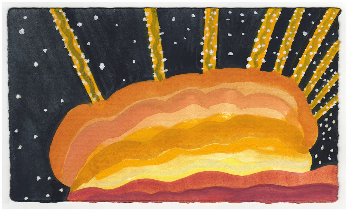 The Wild Sunset. #714 by Raya Bodnarchuk, Estate, Image 1.