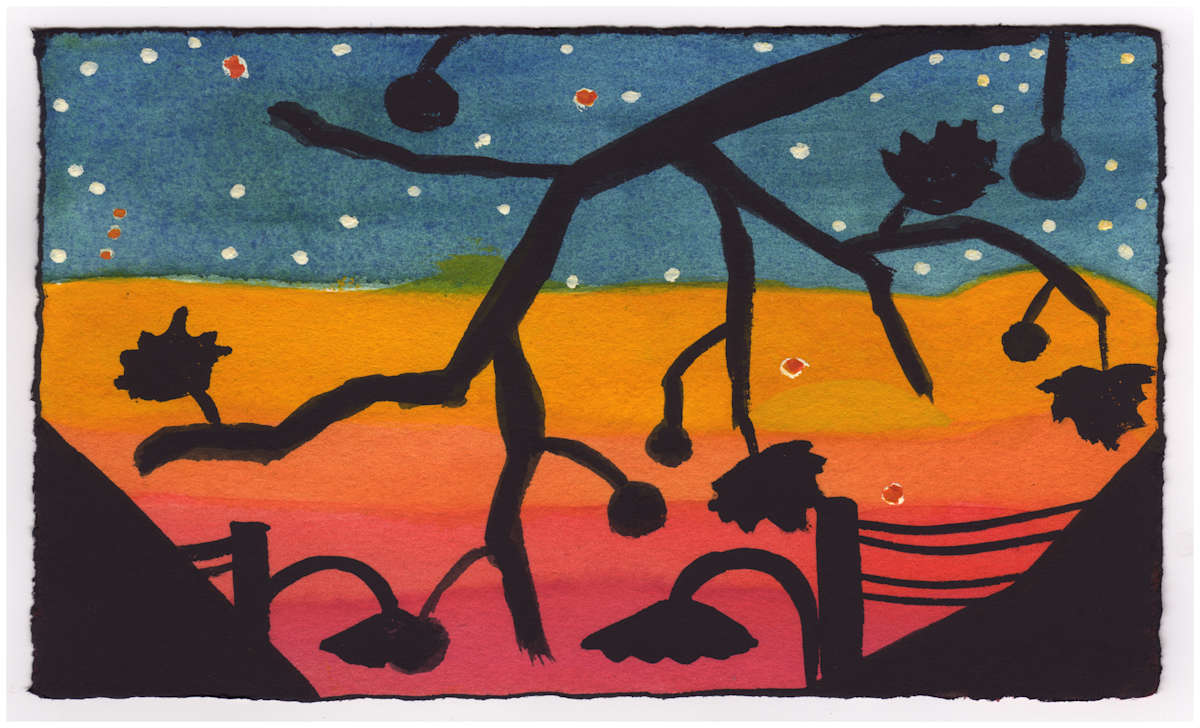 The Sycamores at Sunset. #729 by Raya Bodnarchuk, Estate, Image 1.