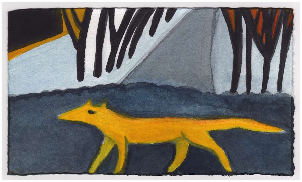 Coyote Yesterday at Noon. #808 by Raya Bodnarchuk, Estate, Image 1.