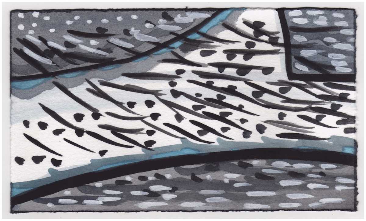 Flooding During the Storm. #813 by Raya Bodnarchuk, Estate, Image 1.
