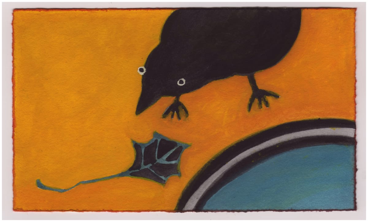 A Grackle and Ivy. #827 by Raya Bodnarchuk, Image 1.