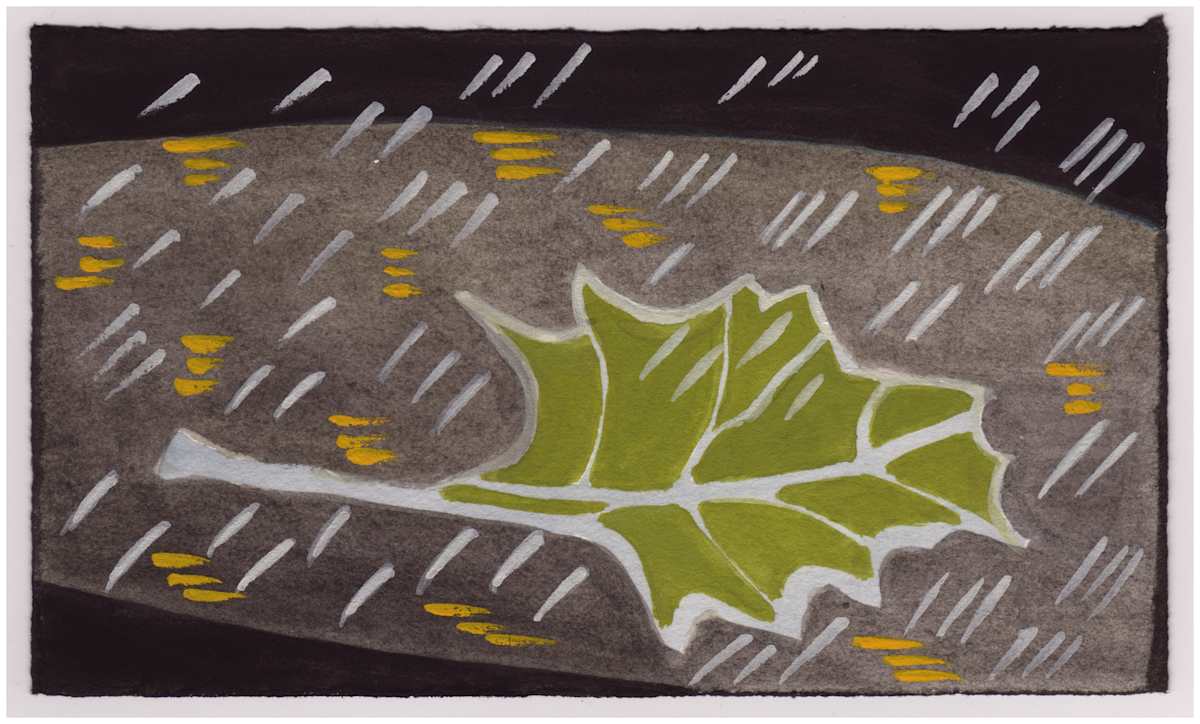 A Leaf on the Street. #902 by Raya Bodnarchuk, Estate, Image 1.