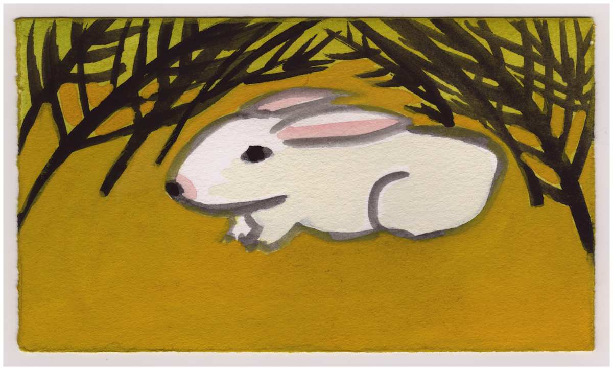 A Young Rabbit. #917 by Raya Bodnarchuk, Estate, Image 1.