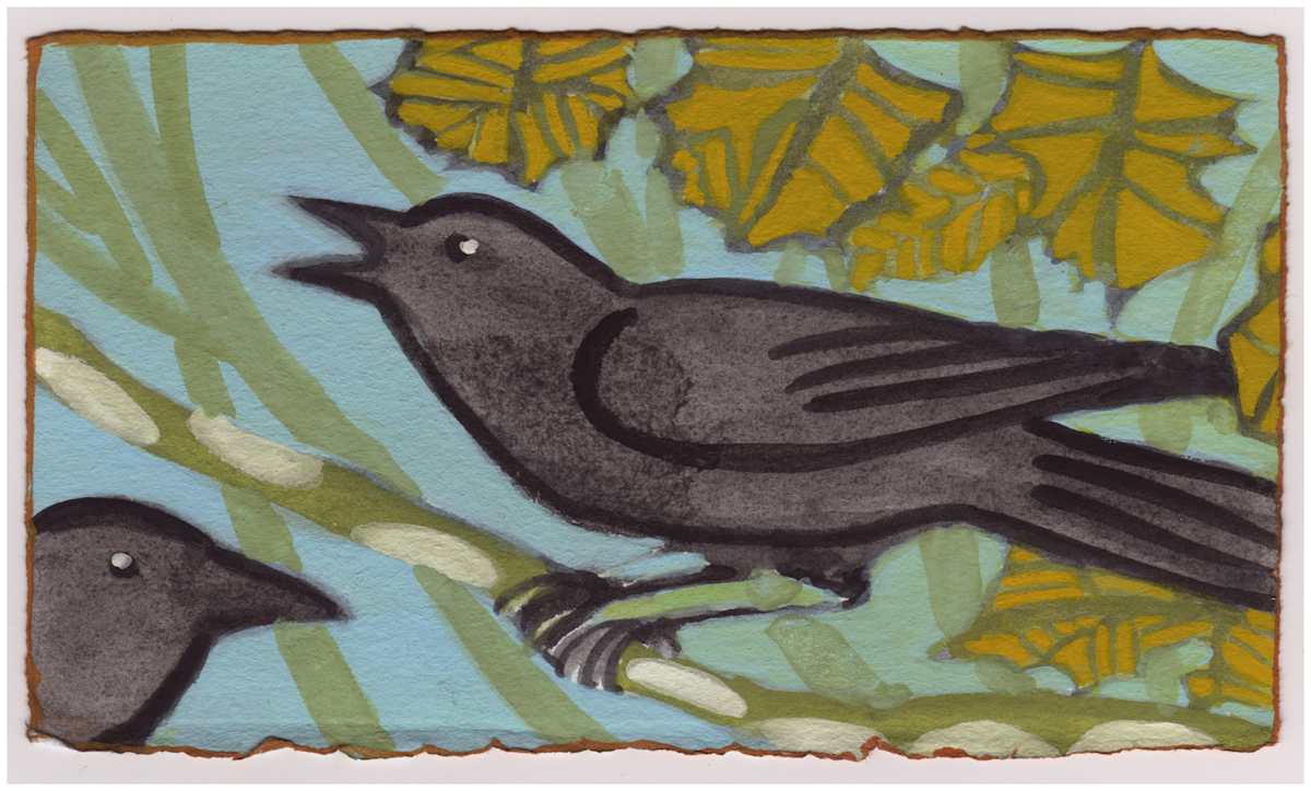 The Crows on the Sycamore Today. #928 by Raya Bodnarchuk, Estate, Image 1.