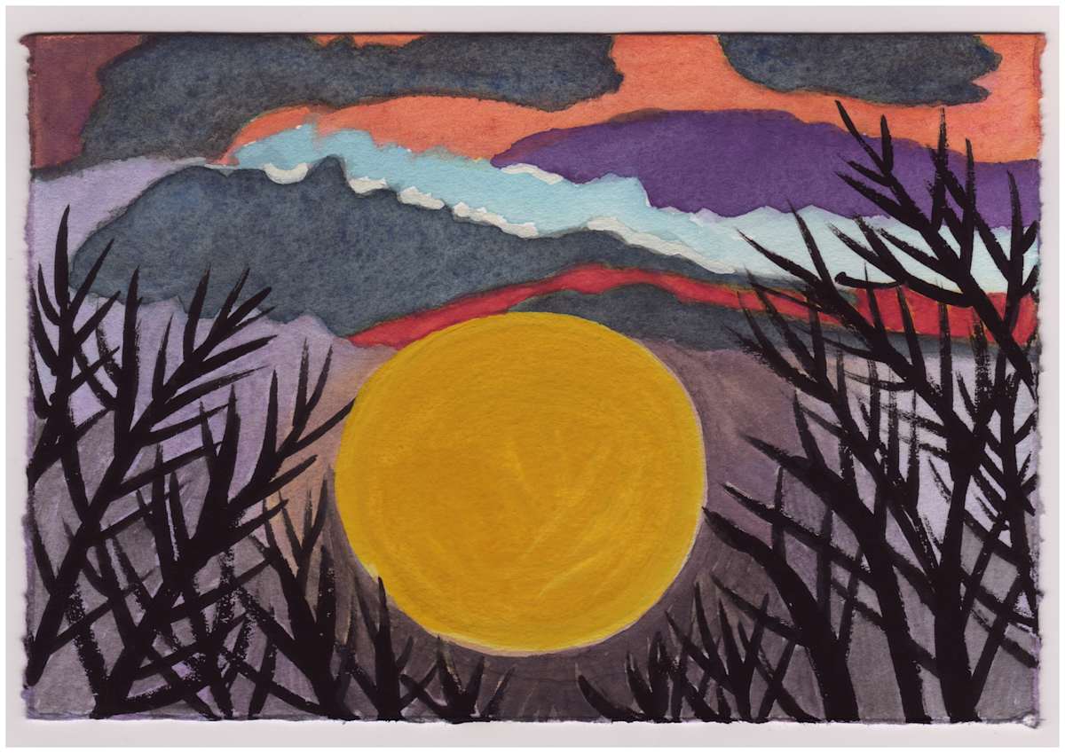 The Full Moonrise Tonight. #931 by Raya Bodnarchuk, Estate, Image 1.