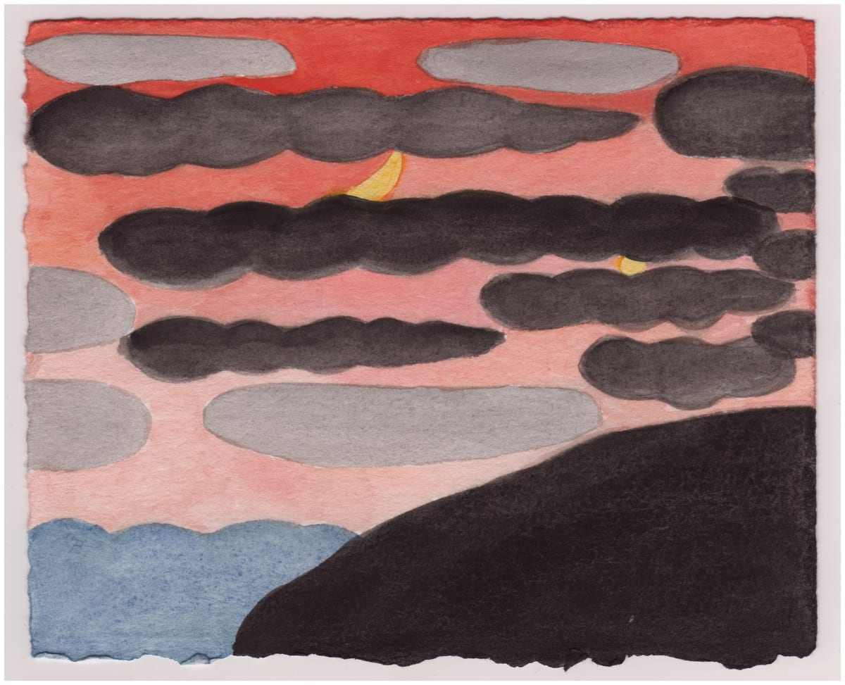 Moon and Jupiter. #952 by Raya Bodnarchuk, Estate 