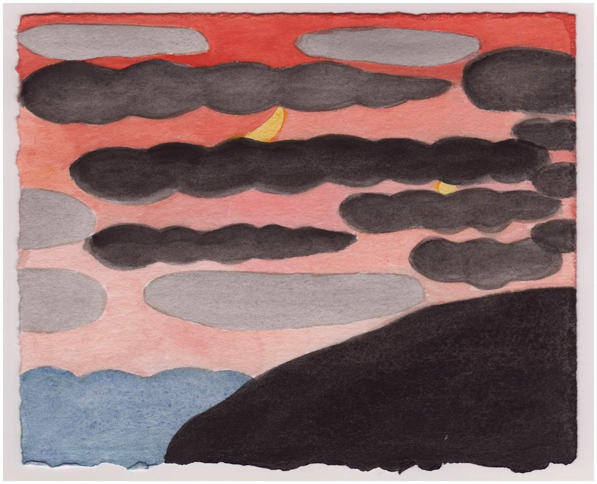 Moon and Jupiter. #952 by Raya Bodnarchuk, Estate, Image 1.