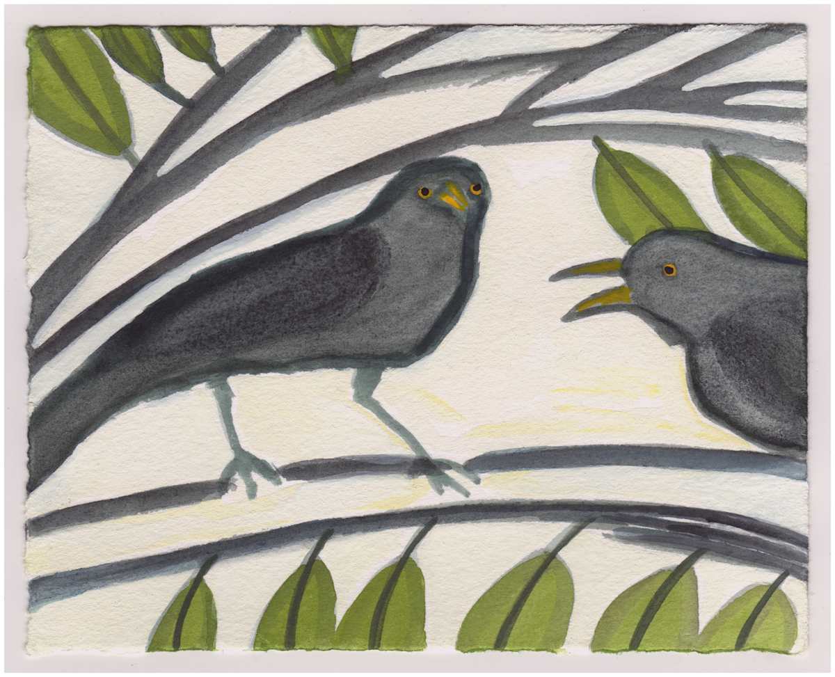 The Grackles. #959 by Raya Bodnarchuk, Estate, Image 1.