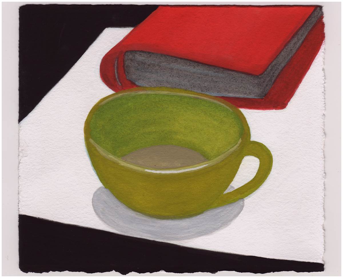 A Notebook and the Cup. #966 by Raya Bodnarchuk, Estate, Image 1.