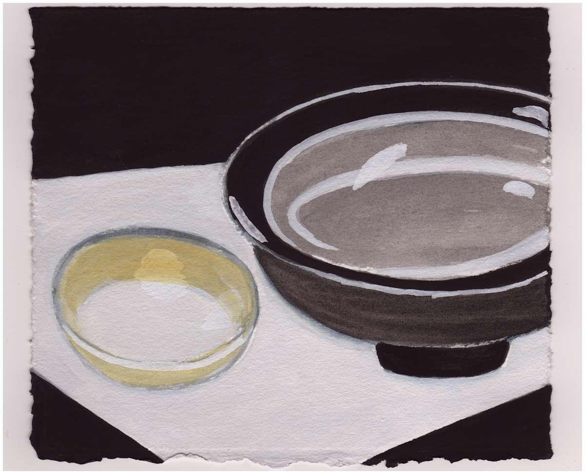 Two Bowls. #974 by Raya Bodnarchuk, Estate, Image 1.