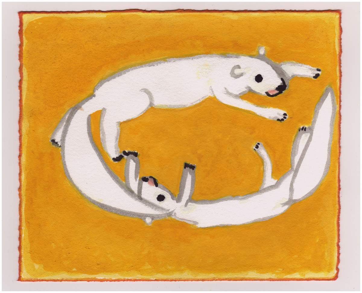 Two Squirrels. #977 by Raya Bodnarchuk, Estate, Image 1.