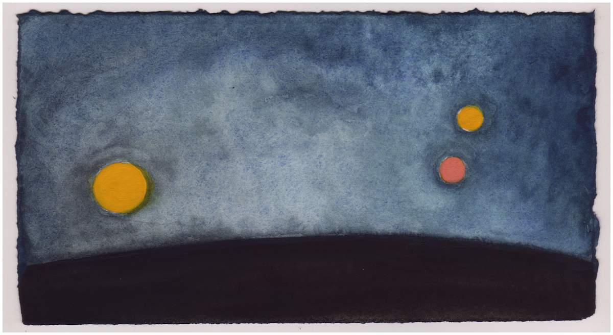 The Moon, Saturn and Mars. #994 by Raya Bodnarchuk, Estate, Image 1.