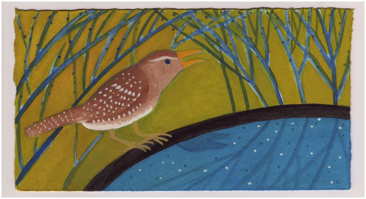 The Wren Was Waiting. #1004 by Raya Bodnarchuk, Estate, Image 1.