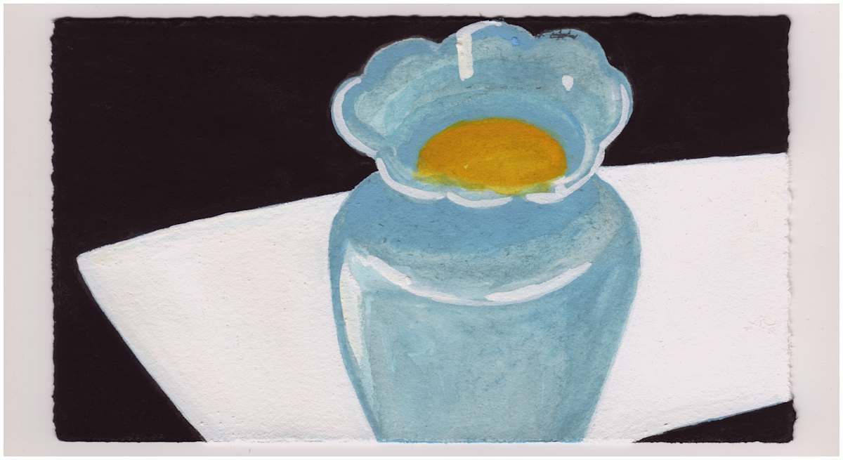 The Little Blue Vase. #1012 by Raya Bodnarchuk, Estate, Image 1.