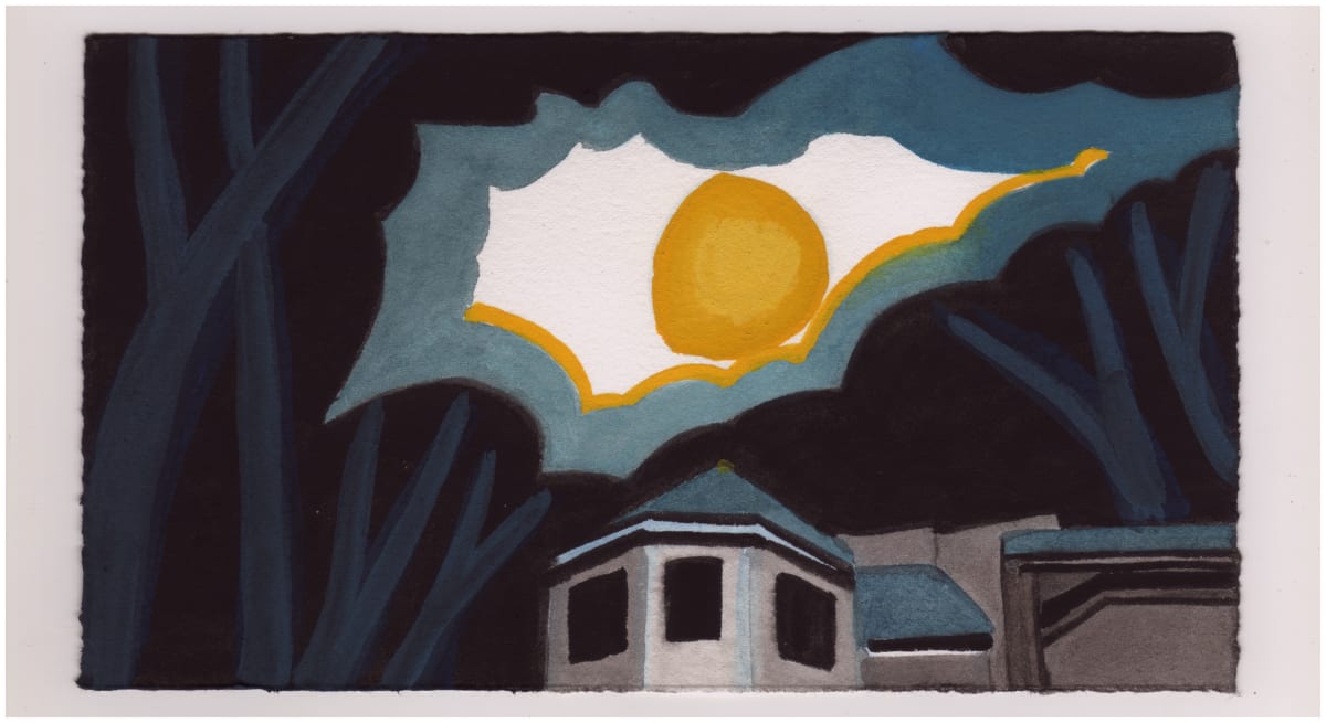 Three Quarter Moon. #1017 by Raya Bodnarchuk, Estate 