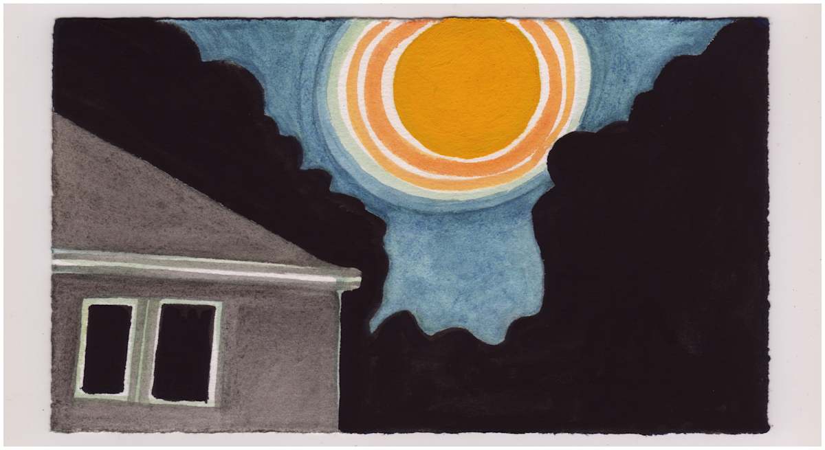 The Full Moon Tonight. #1021 by Raya Bodnarchuk, Estate, Image 1.