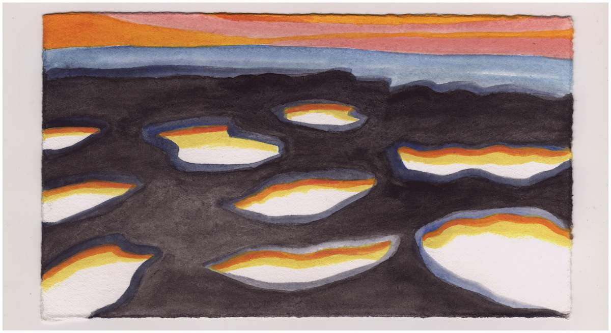Tide Pools. #1035 by Raya Bodnarchuk, Estate, Image 1.