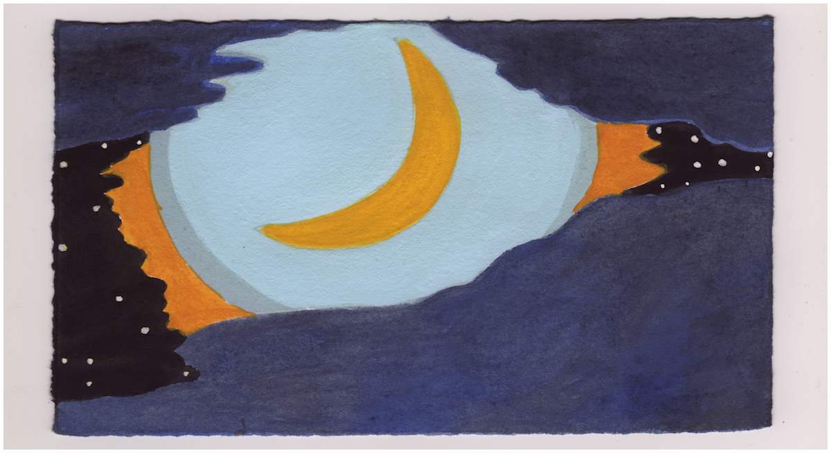 New Moon. East Coast. #1041 by Raya Bodnarchuk, Estate, Image 1.