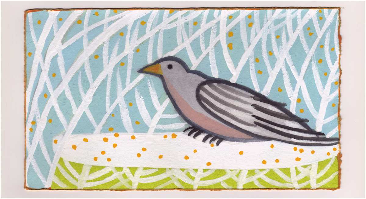 A Dove on a Clear Day. #1044 by Raya Bodnarchuk, Estate, Image 1.