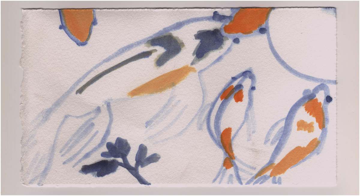 Akemi's Koi. #1051 by Raya Bodnarchuk, Estate, Image 1.