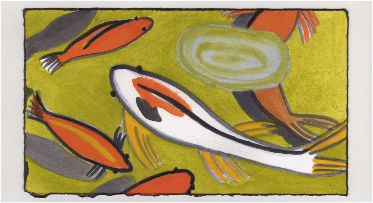 Swimming Around. #1054 by Raya Bodnarchuk, Image 1.