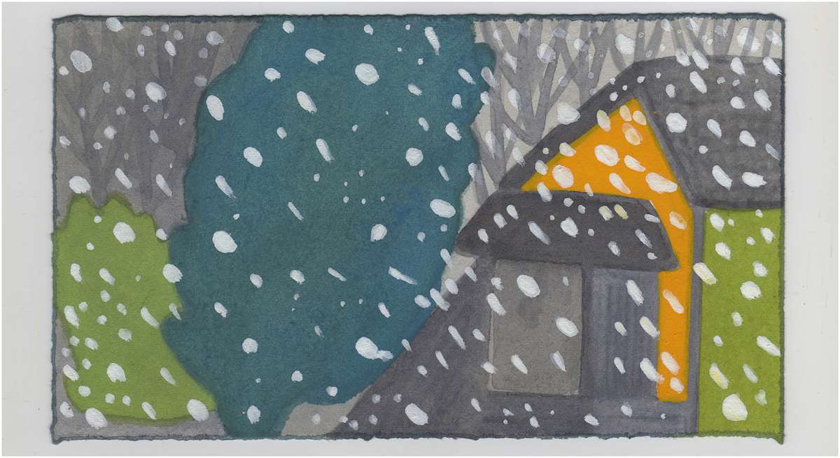 Some Snow Yesterday. #1127 by Raya Bodnarchuk, Estate, Image 1.
