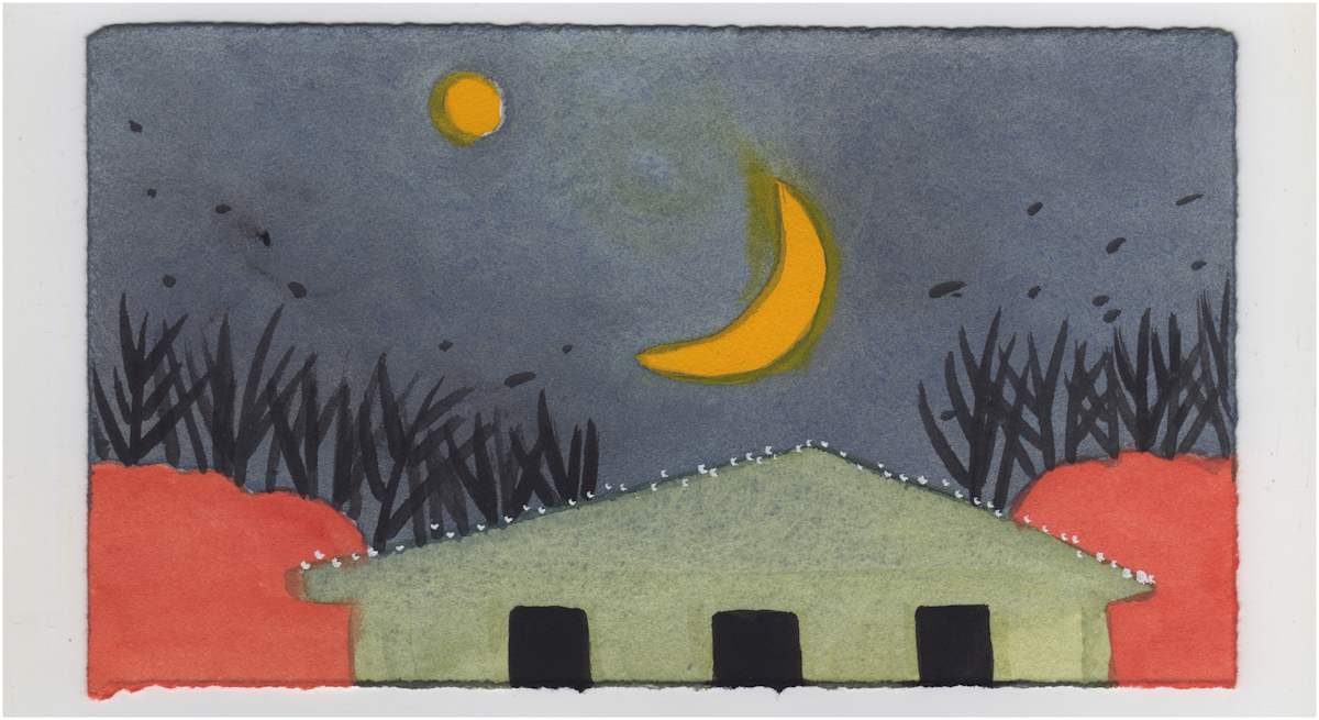 A Peaceful Night. #1129 by Raya Bodnarchuk, Estate, Image 1.
