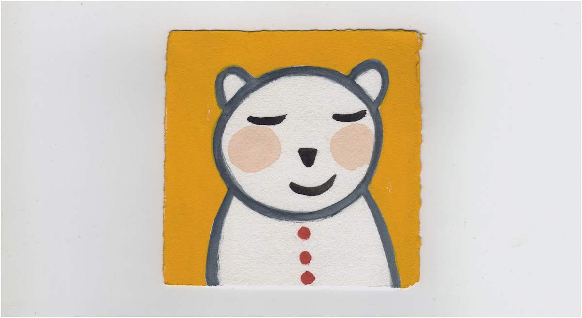 Little Bear. Happy Birthday Rachel H. #1163 by Raya Bodnarchuk, Estate, Image 1.