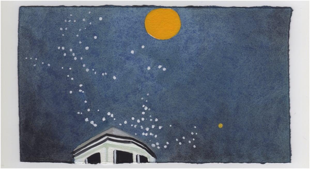 The Moon and Glitter. #1166 by Raya Bodnarchuk, Estate, Image 1.